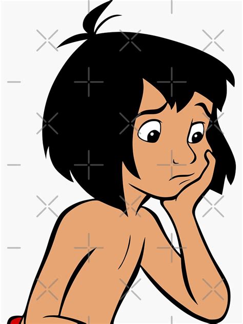 "Mowgli jungle book cartoon" Sticker for Sale by MaduGraphic | Redbubble