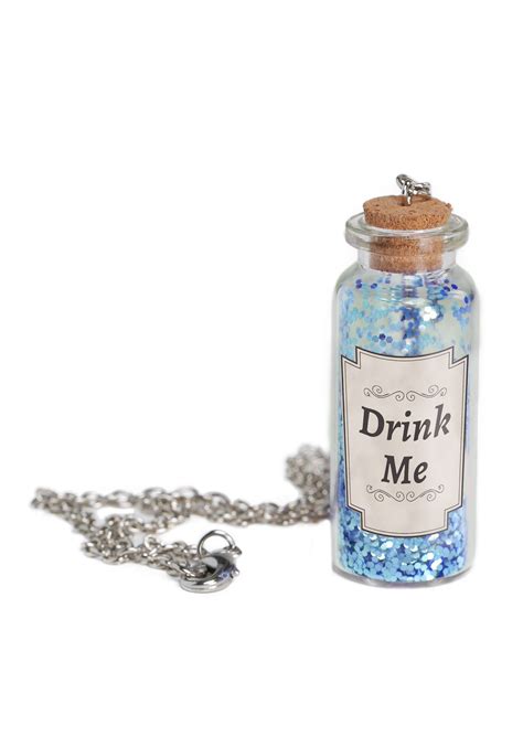 Alice Potion Bottle Necklace Costume Accessory