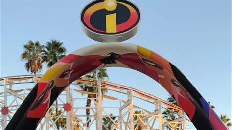 Incredicoaster Ride in Disneyland - YouTube