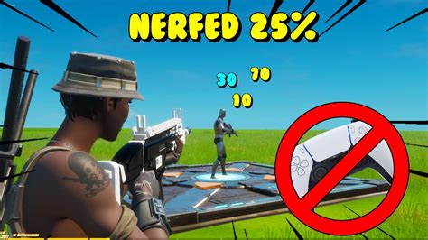 NEW AIM ASSIST NERF: 25% DECREASED for CONTROLLER ON PC - Fortnite Update - YouTube