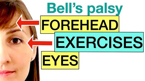 Exercises for EYES + FOREHEAD, Bell's palsy, - YouTube