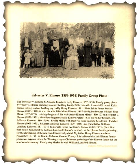 Family Photo Collection - Our Elmore Family History by: Jerry Elmore ...