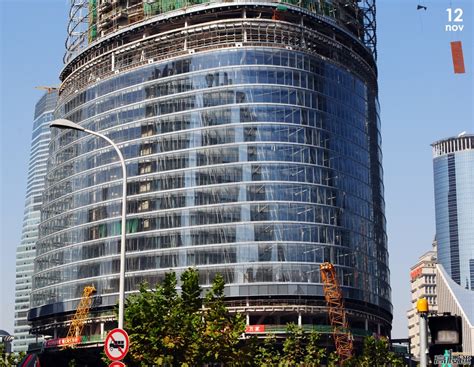 Shanghai Tower November Construction Update, Shanghai, China | Architecture | Architectural Drawings