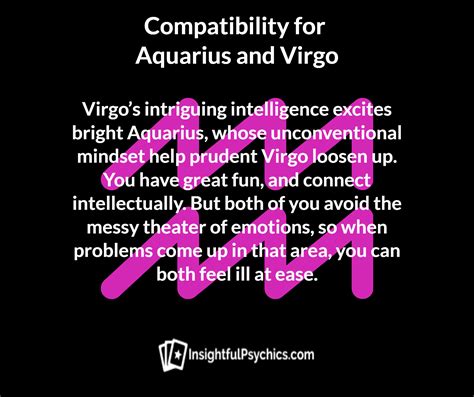 Aquarius Compatibility (With images) | Aquarius compatibility, Virgo ...