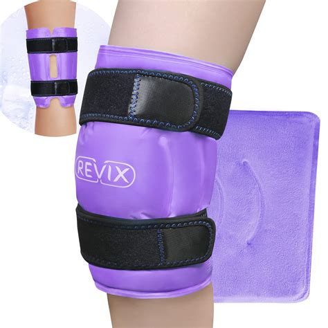 Buy REVIX XL Knee Ice Wrap Around Entire Knee, Gel Ice Pack for Knee Replacement Surgery ...