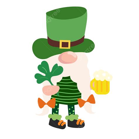 St Patricks Day Gnomes Clipart Hd PNG, St Patrick S Day Gnomes, Patrick ...