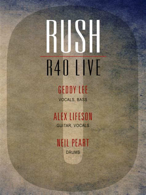 Rush: R40 Live - Album Artwork