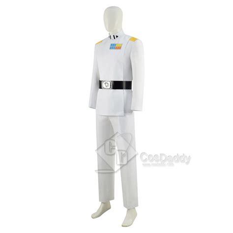 Star Wars Rebels Grand Admiral Thrawn Cosplay Costume Soldier Uniform ...