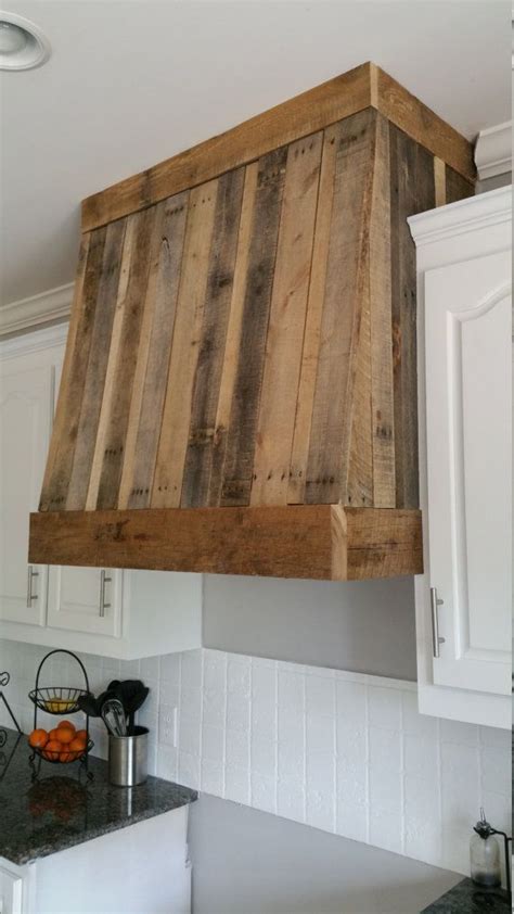 39 best Reclaimed wood range hood cover images on Pinterest | Kitchens ...