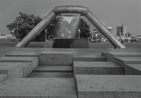 Hart Plaza Fountain Photograph by Pravin Sitaraman