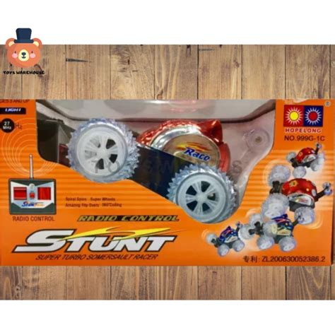 STUNT Radio Control Super Turbo Car Somersault Racer With Light On Wheel & Music 999G-1C| 360 ...