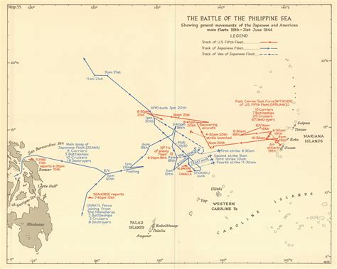 The Battle of the Philippine Sea, 18th-21st June, 1944 da HMSO: (1961 ...