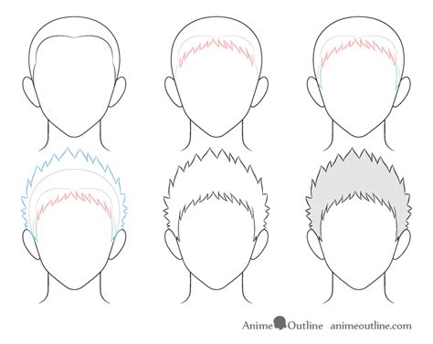 How To Draw Anime Hair Male Step By Step - 2024 HairStyles Ideas