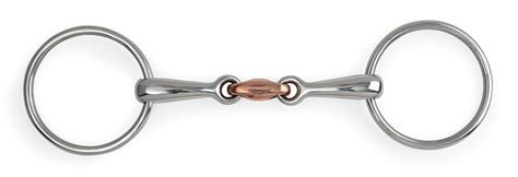 Buy Loose Ring Snaffle with Copper Lozenge Online | White's Agri