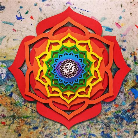 Chakra Lotus Mandala | Mandala design art, Mandala, Chakra