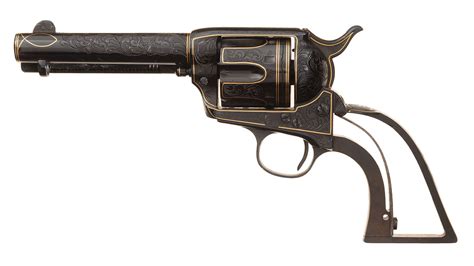 Engraved/Inlaid 1st Gen. Colt SAA Revolver | Rock Island Auction