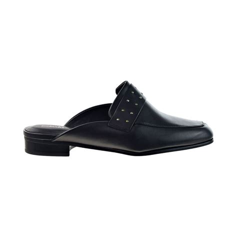 Clarks - Clarks Pure Mule Women's Slip-on Dress Shoes Black Leather ...