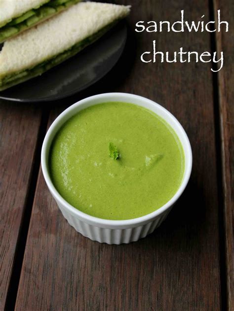 sandwich chutney recipe | green chutney for sandwich | mint chutney for ...