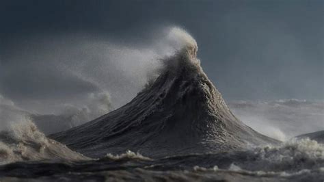 Furious waves during Lake Erie storms look like giant mountain ...