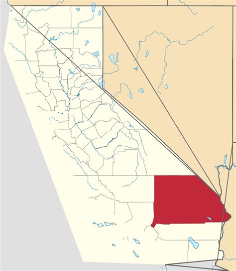 Image: Map of California highlighting San Bernardino County