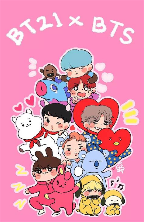 BTS BT21 Wallpapers - Wallpaper Cave