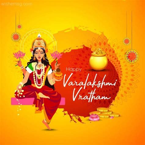 200+Happy Varalakshmi Vratham Wishes & Messages - Wishemsg.Com