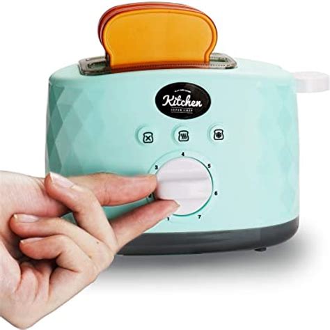 Infunbebe Kids Kettle and Toaster Toy Electronic Pretend Play Kitchen ...