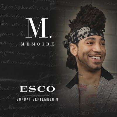 Mémoire welcomes: DJ Esco [09/08/19]