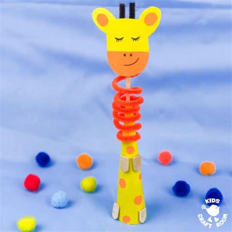 Paper Cone Giraffe Craft - Kids Craft Room