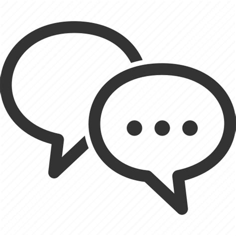 Chat, discussion, speech bubbles icon - Download on Iconfinder