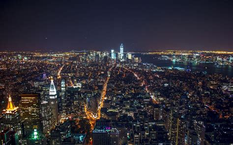 Full Hd New York City Night Wallpaper - Hd Wallpaper High Rise Building ...