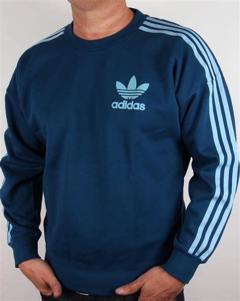 Adidas Originals Adicolour Sweatshirt Shadow Blue/clear Blue,,jumper ...