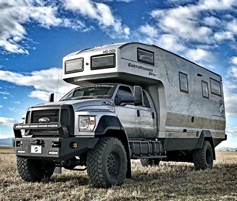 2018 Ford F750 EarthRoamer HD | Expedition vehicle, Overland vehicles, Trucks