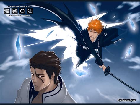 Ichigo vs Aizen by KostanRyuk on DeviantArt