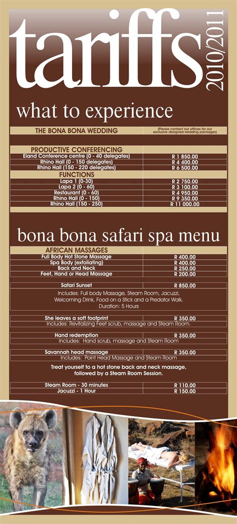 Bona Bona Plamflet | Spa menu, Hot stone massage, Spa massage