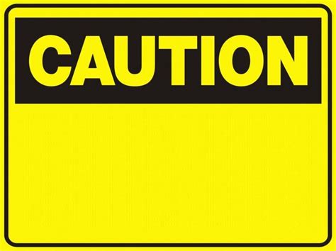 Blank Caution Sign Caution Blank These Signs | Construction birthday ...