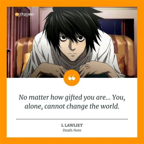 L Lawliet Light Yagami Quotes Select character ephidel 19 kiichiro ...