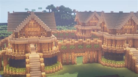 So i built a wooden survival house on my minecraft world - Minecraft Chalet Minecraft, Château ...