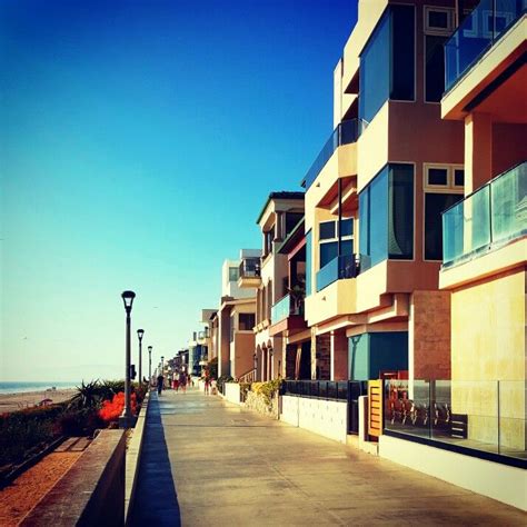 The Strand at Manhattan Beach, California.