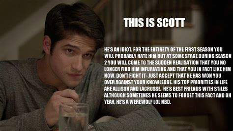 Scott Teen Wolf Quotes. QuotesGram