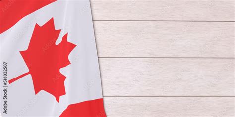 Canada maple leaf Flag country wooden oak ply background wallpaper copy space symbol patriotism ...