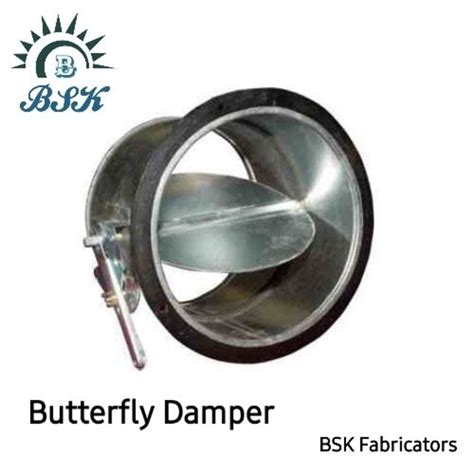 Galvanized Steel Butterfly Damper, बटरफ्लाई डैम्पर - BSK Fabricators ...