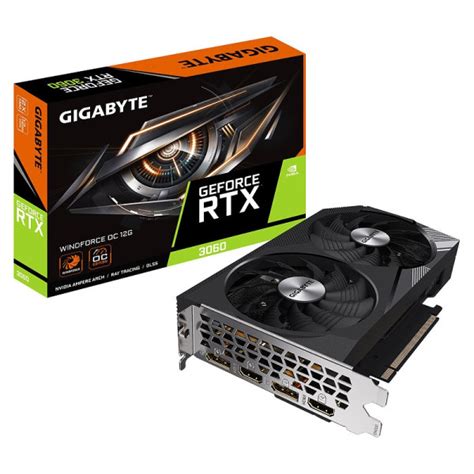 Gigabyte GeForce RTX 3060 WINDFORCE OC 12GB GDDR6 Cartes graphiques...