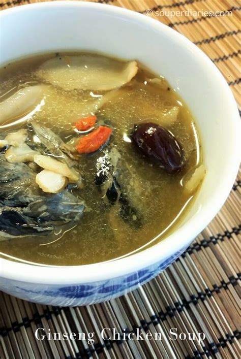 Ginseng Chicken Soup Recipe - Souper Diaries