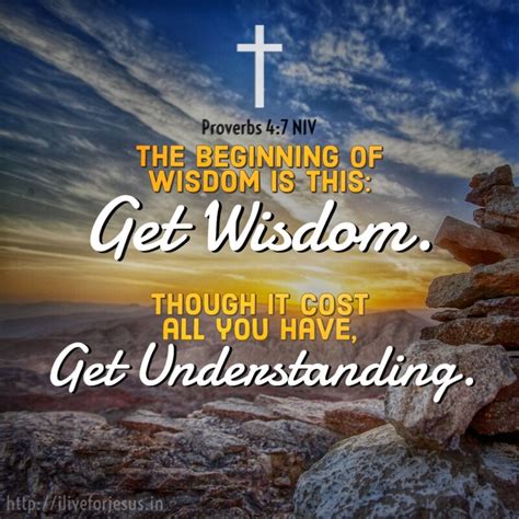 Get Wisdom – I Live For JESUS