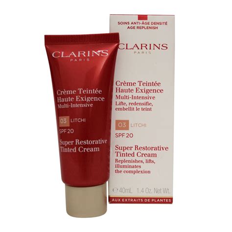 Clarins - Clarins Super Restorative Tinted Cream 03 Litchi, 1.4 Oz ...