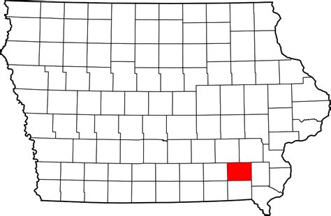 File:Map of Iowa highlighting Jefferson County.svg - Wikimedia Commons