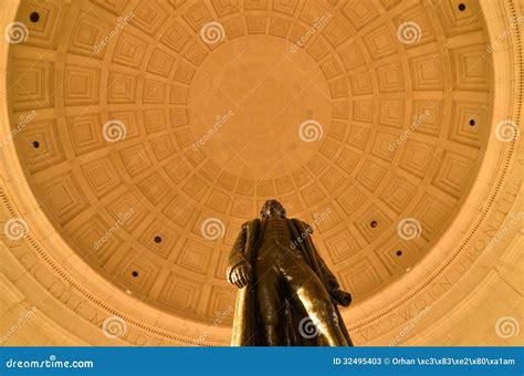 Washington DC, Jefferson Memorial - Statue of Thomas Jefferson ...