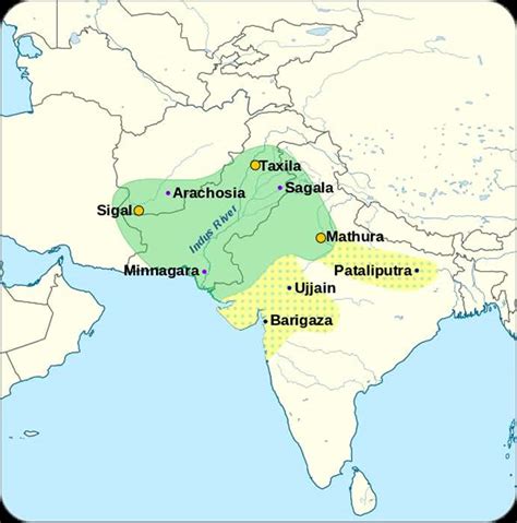 Picture Information: Map of Indo-Scythian Kingdom