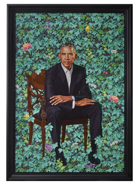 Official Portrait of President Obama | Kehinde Wiley Studio